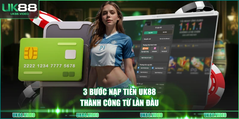 3 bước nạp tiền UK88 thành công từ lần đầu