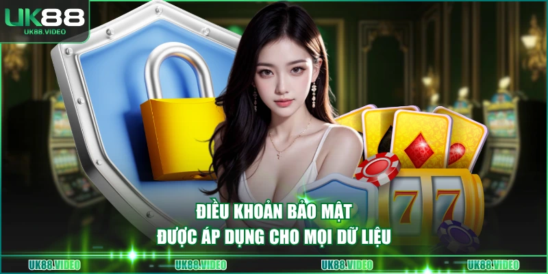 Điều khoản bảo mật được áp dụng cho mọi dữ liệu