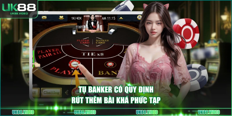 Tụ Banker có quy định rút thêm bài khá phức tạp